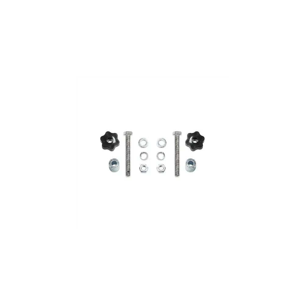 Leaf Spring Block Kit - 4" Block Height; Cast Iron; With 2 Blocks/ 4 U Bolts - MAC903340 - view 2